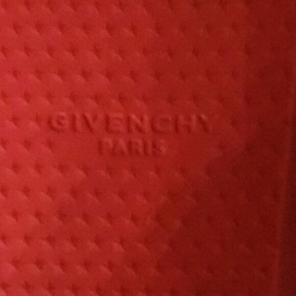 Givenchy Paris, Red Slide Flat Sandals, Authentic - Picture 8 of 11